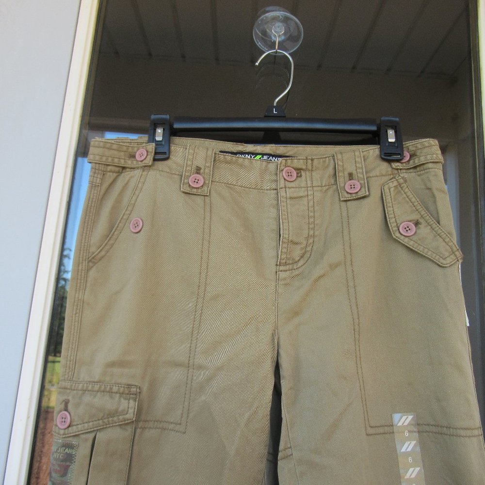 NWT vintage DKNY pant with pocket & zipper details - Picture 3 of 16